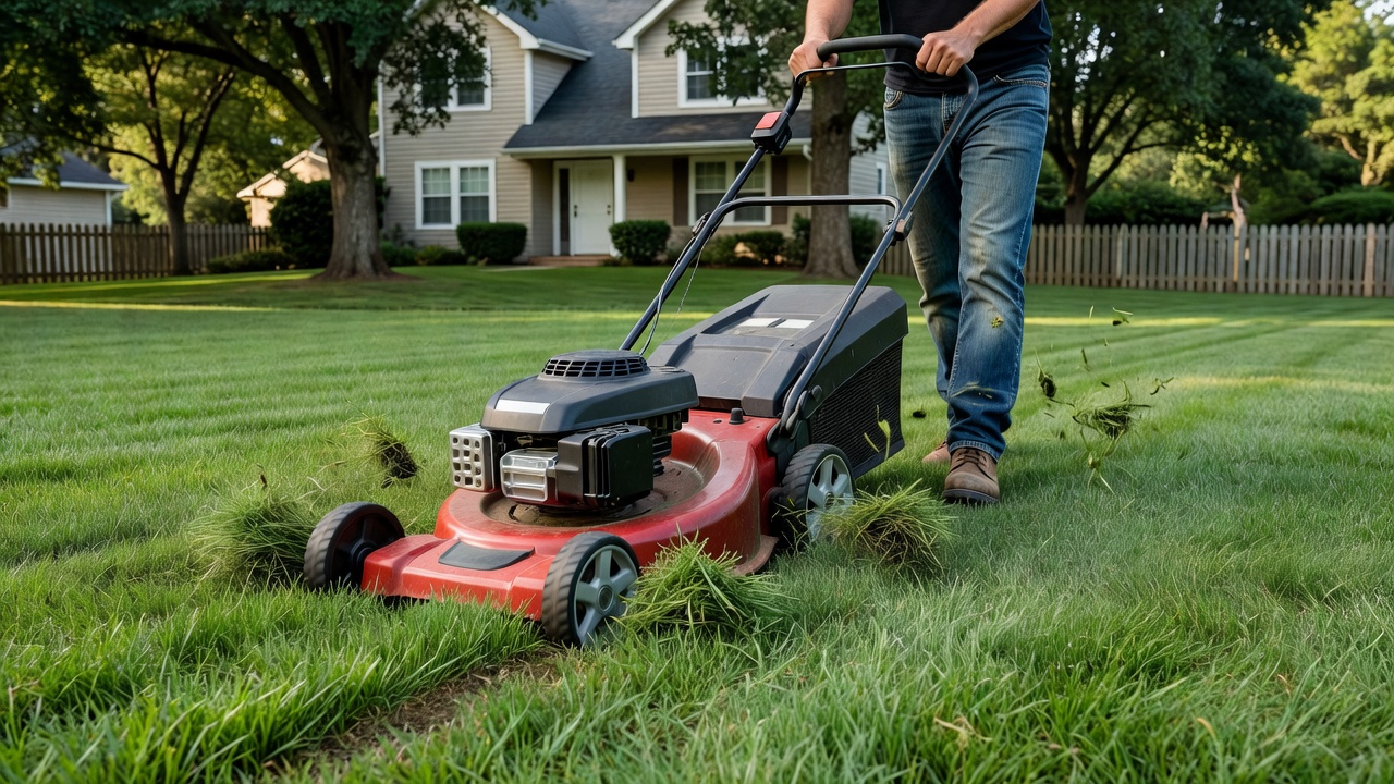 Lawn Mowing Background